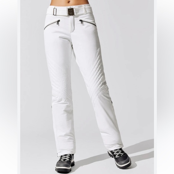 BOGNER  Sport Fraenzi  Ski Pants, creamy white, cargo style, size 12 - Picture 13 of 13